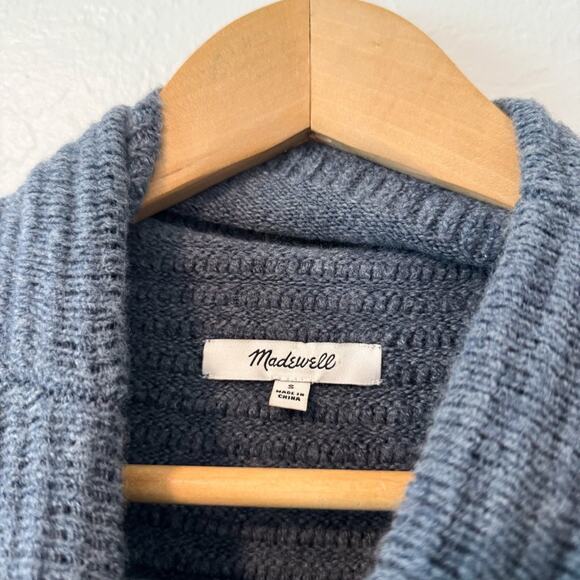 Madewell Belmont Mockneck Sweater Gray - Picture 4 of 6